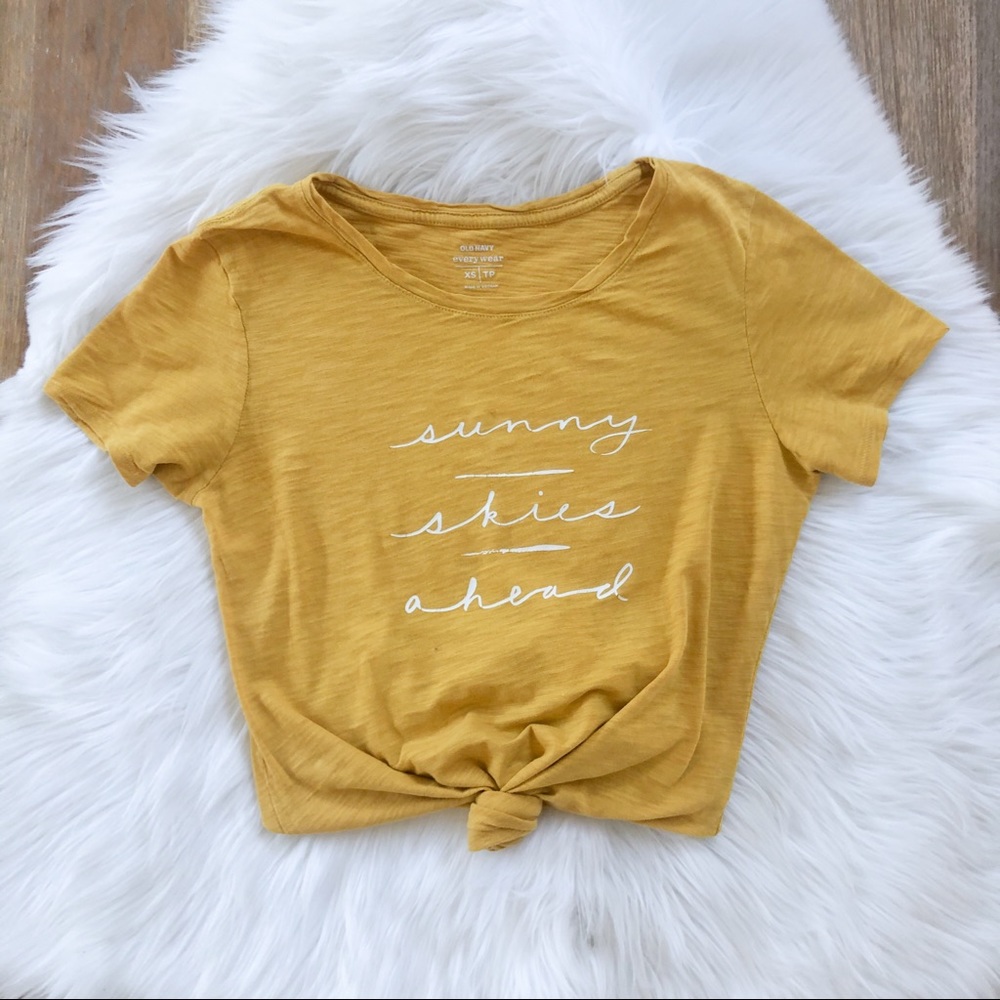 Old Navy yellow shirt